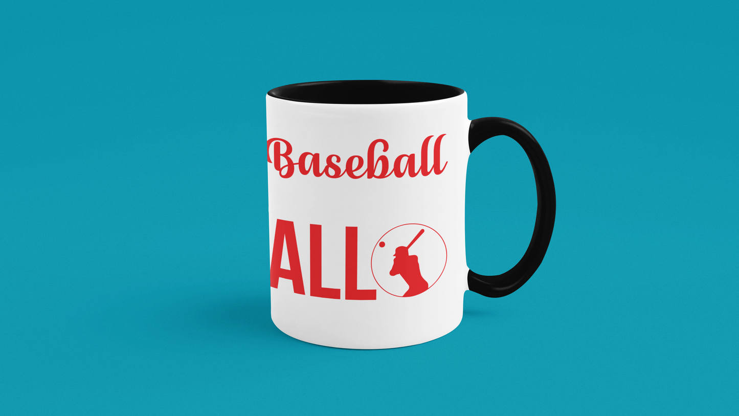 Baseball color Mug 11 oz