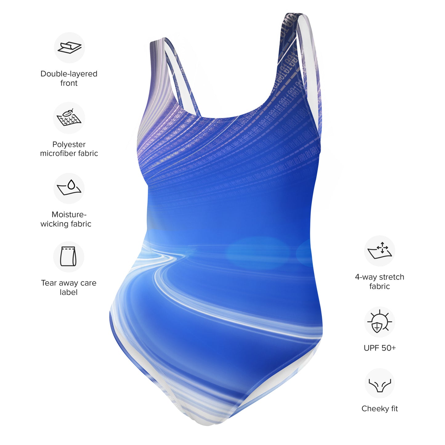 Waves One-Piece Swimsuit