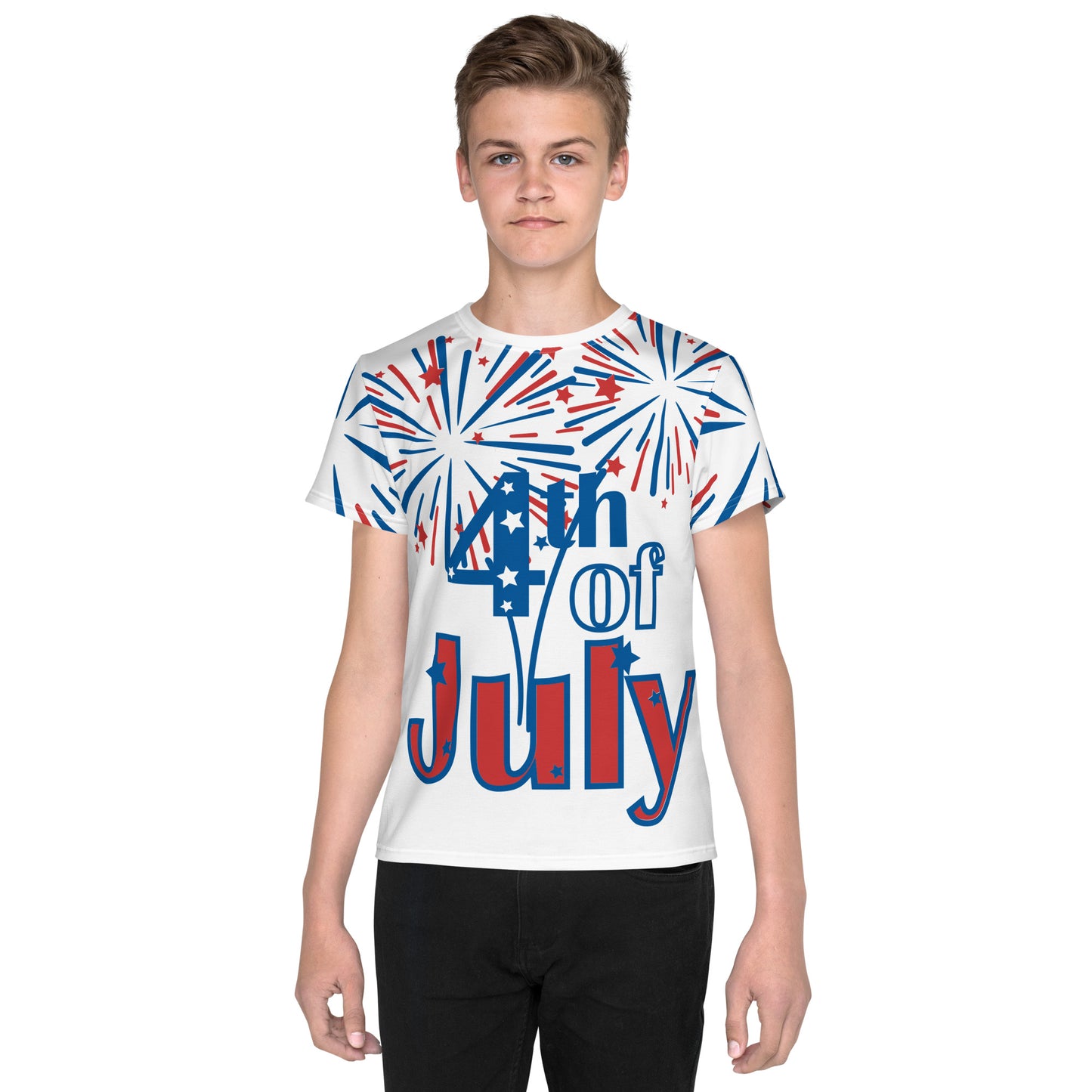 Patriotic Youth crew neck t-shirt
