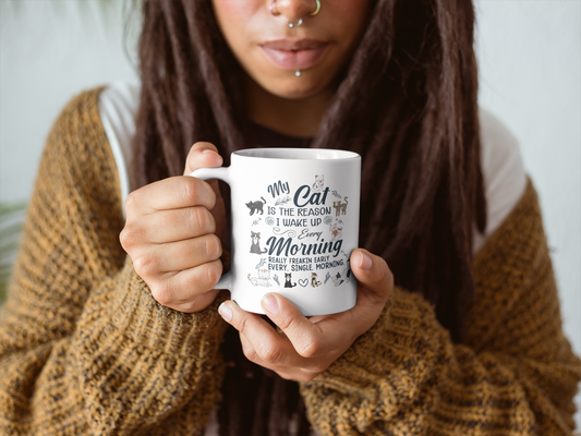 Cat Coffee Mug 11oz