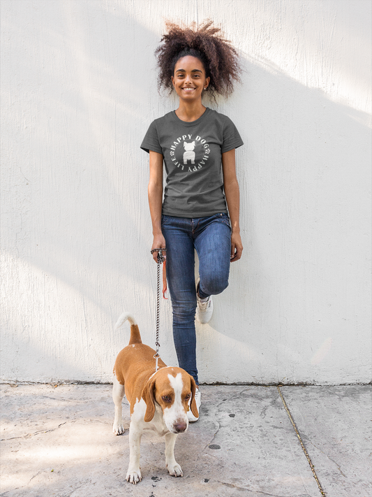 Happy Dog Unisex T-Shirt