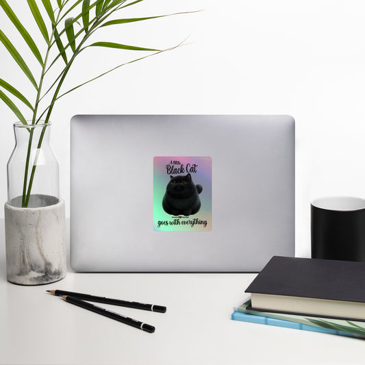 Holographic Cat Sticker