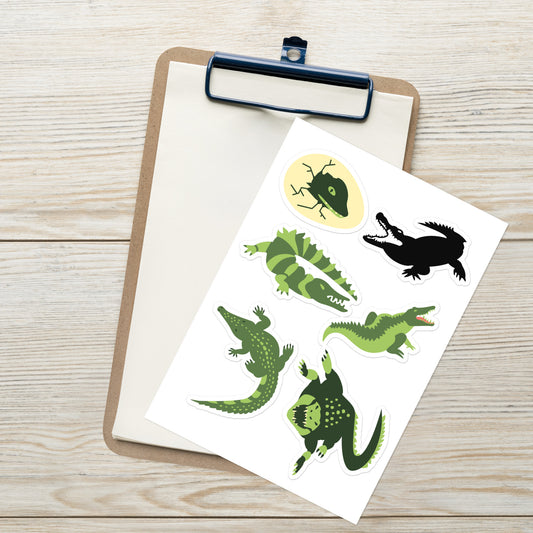 Crocodile Sticker Sheet Pack