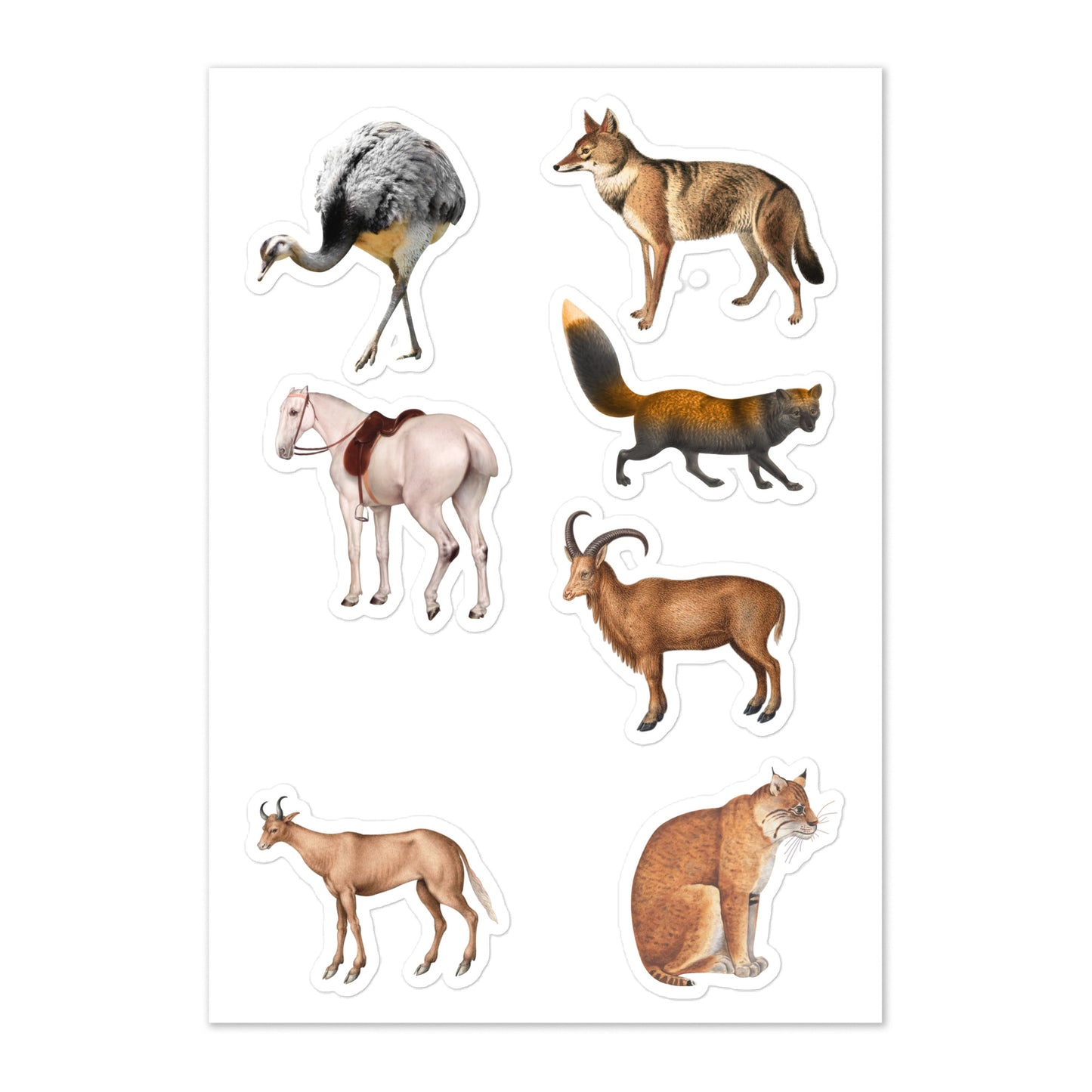 Wildlife Sticker sheet Pacl II