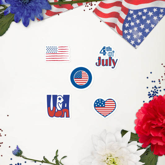 Patriotic pack stickers