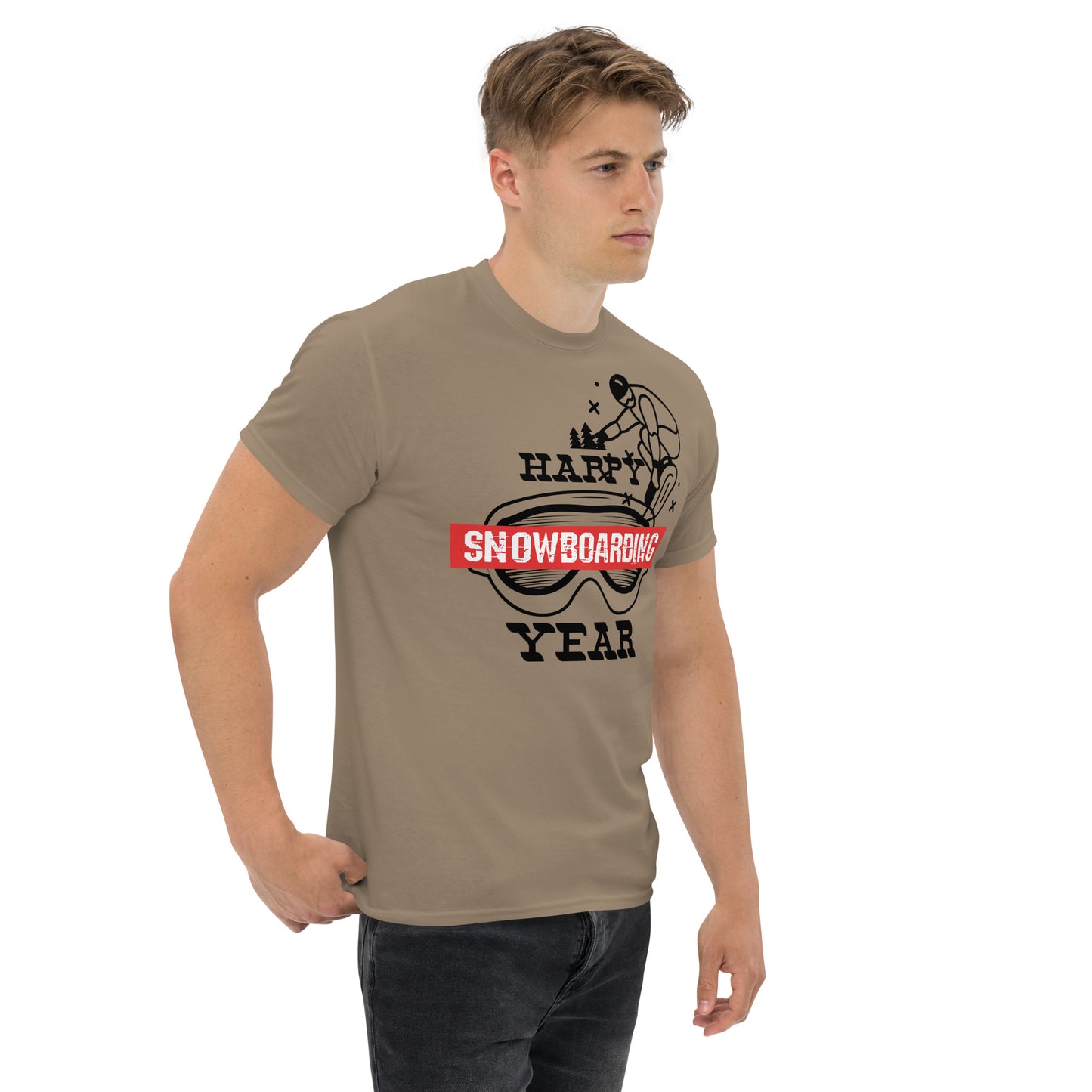 Men's snowboarding classic tee