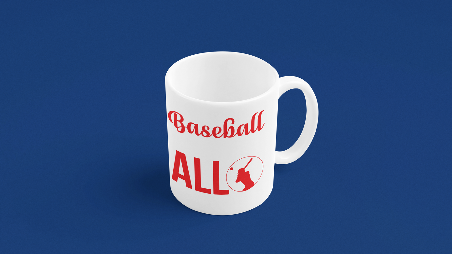 Baseball color Mug 11 oz
