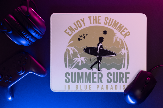 Summer Surf Mouse Pad