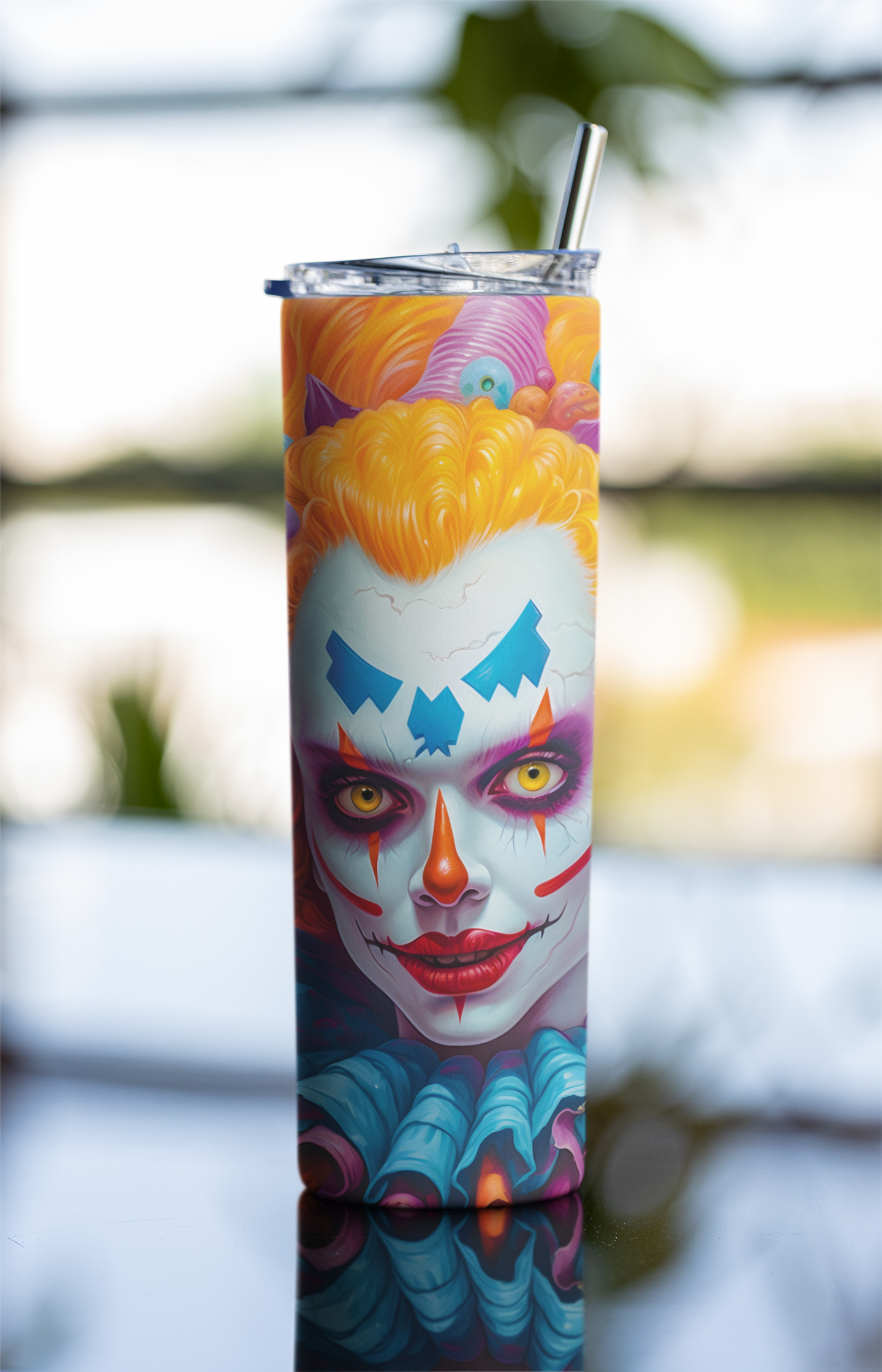 Halloween Clown tumbler