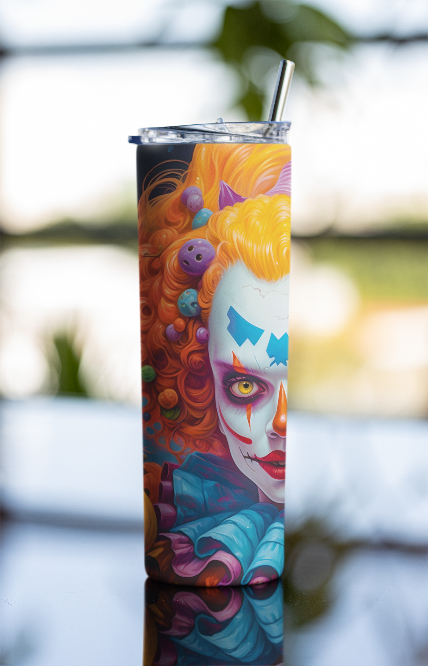 Halloween Clown tumbler