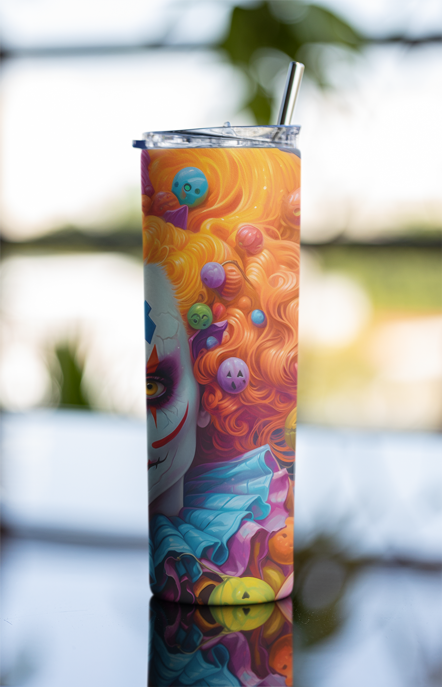 Halloween Clown tumbler