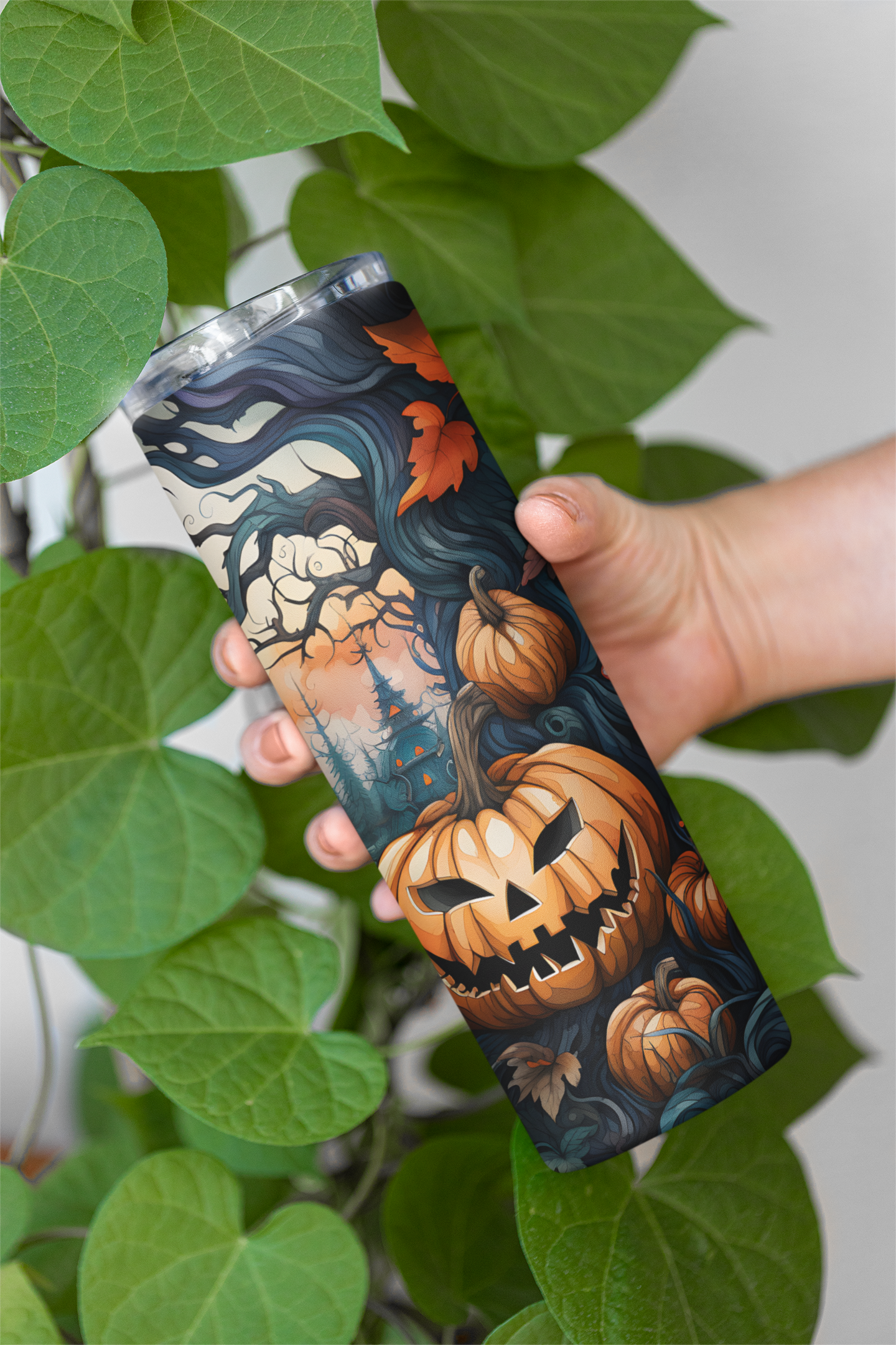 Castle Halloween Tumbler