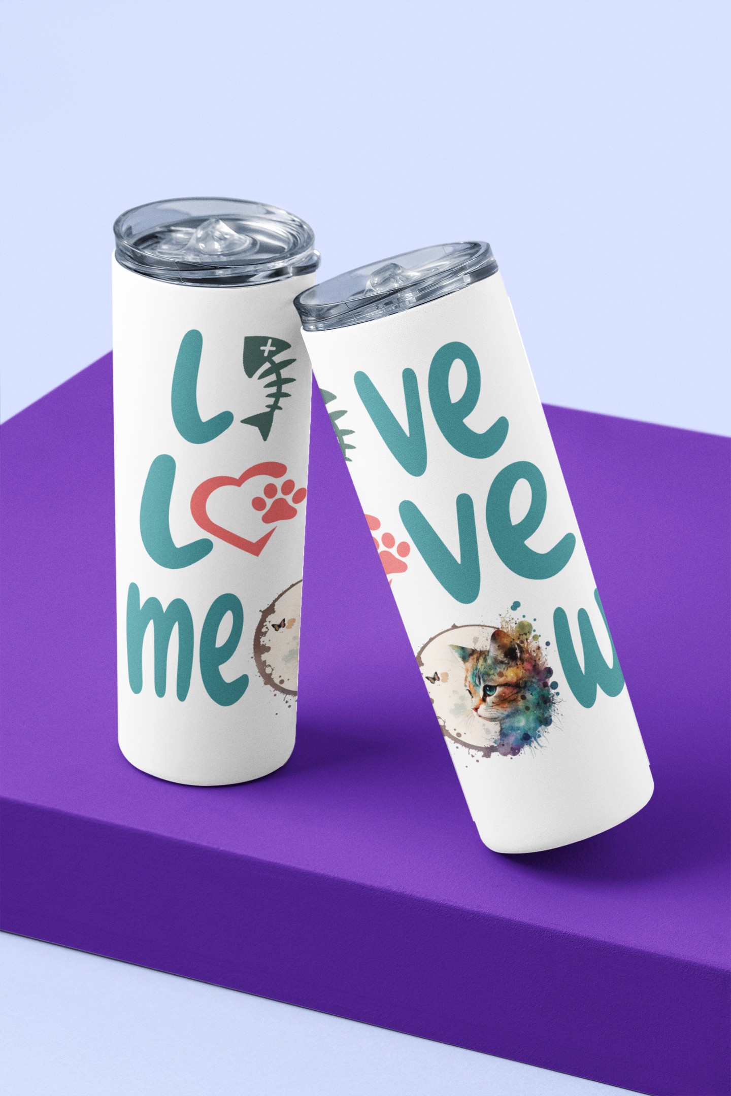 Love Cat Tumblers 20 oz