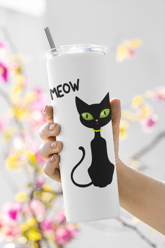 Great Black Cat Tumbler