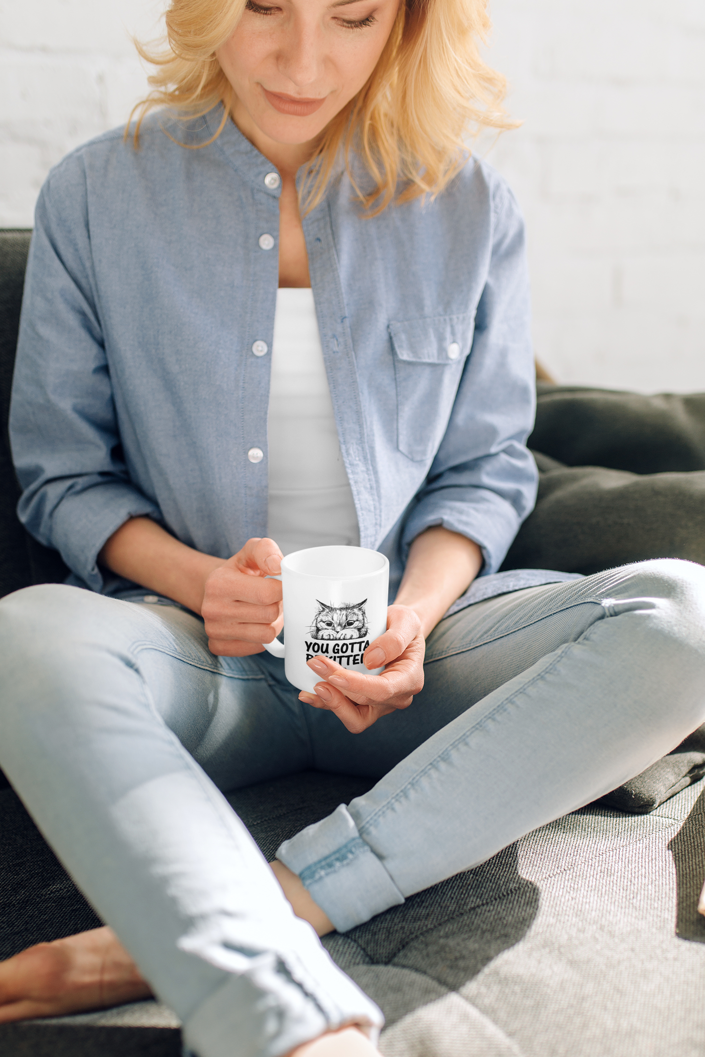 Black Kitten Mug