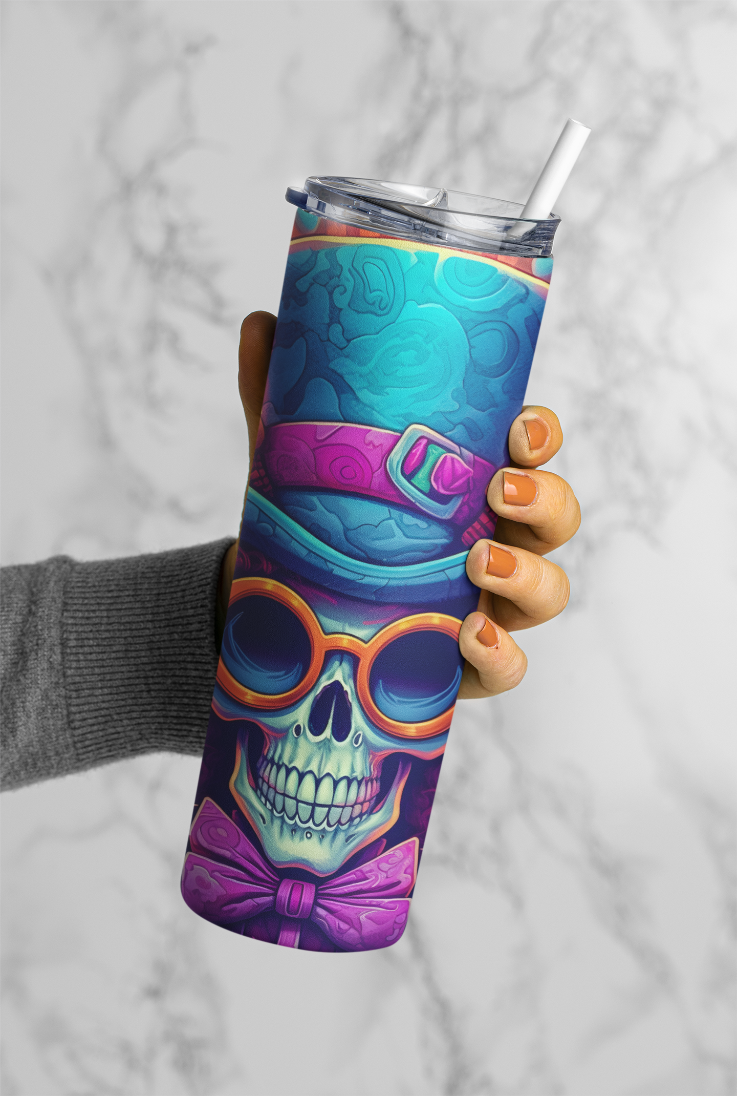 Skinny Halloween Tumbler