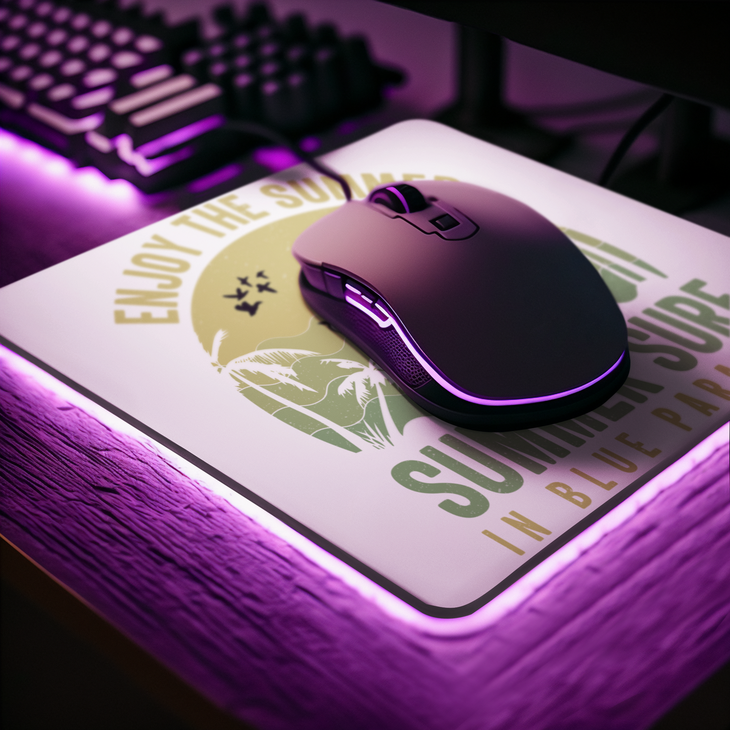 Summer Surf Mouse Pad