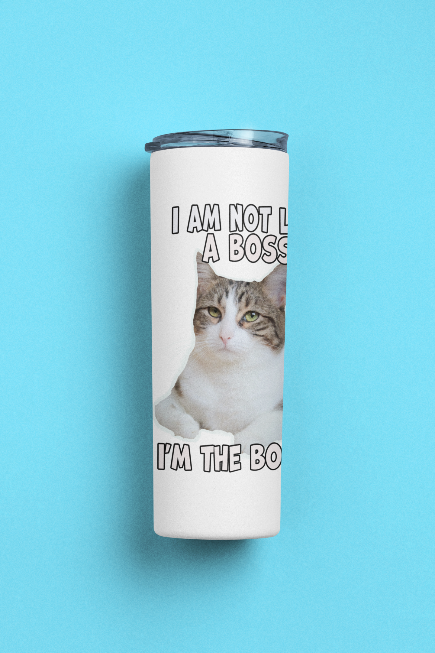 Boss Cat Tumbler 20 oz