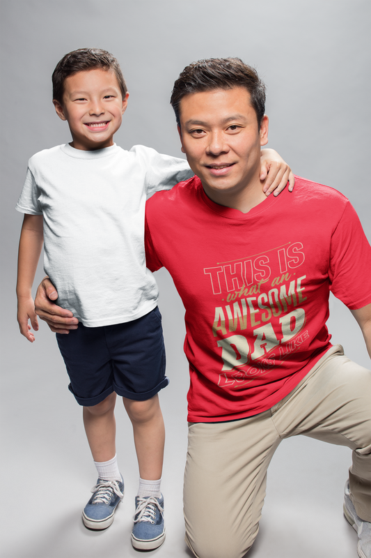 If you're a dad who loves the simple style and comfort of a t-shirt, then this one's for you.