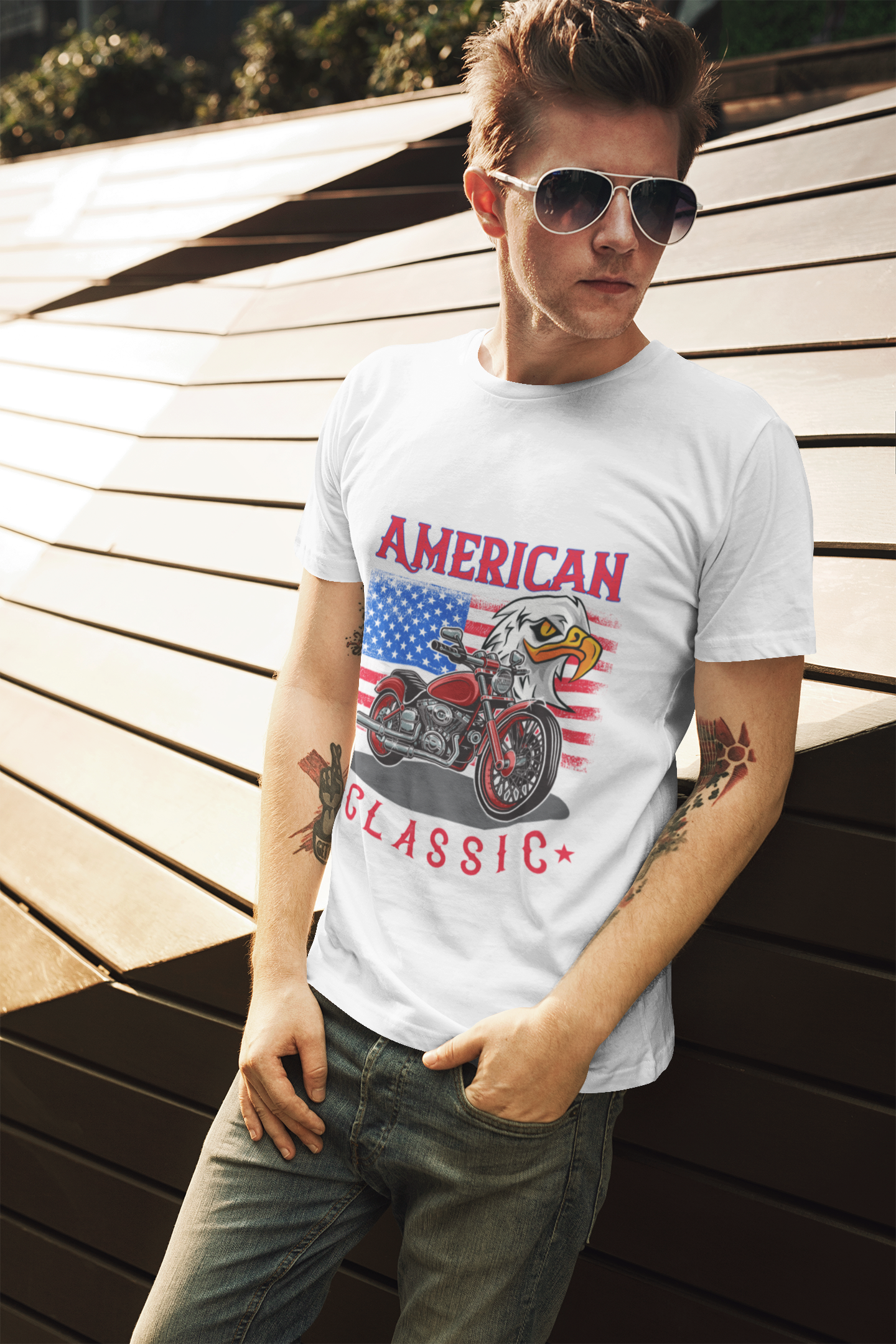 American T-shirt