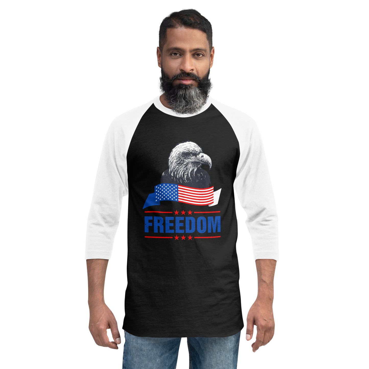 Patriotic 3 /4 T-Shirt