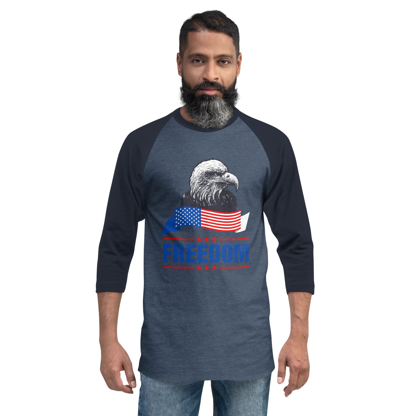 Patriotic 3 /4 T-Shirt