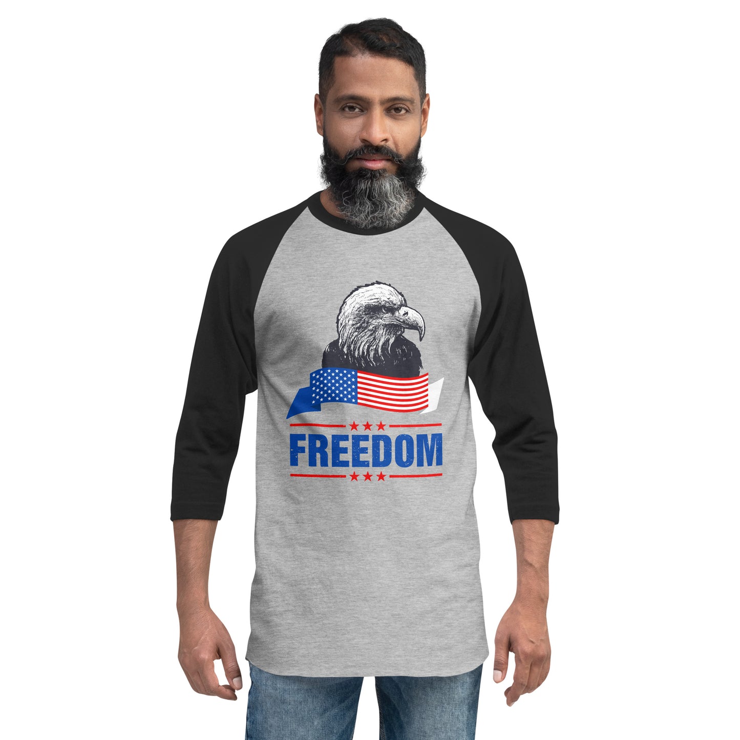 Patriotic 3 /4 T-Shirt