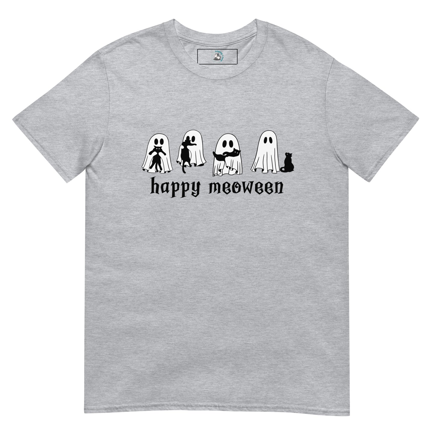Unisex Halloween T-Shirt Grey/White