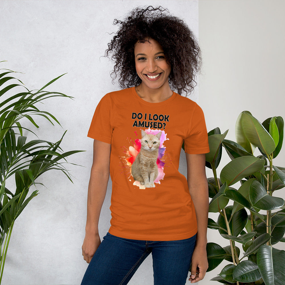 Brown cat t-shirt