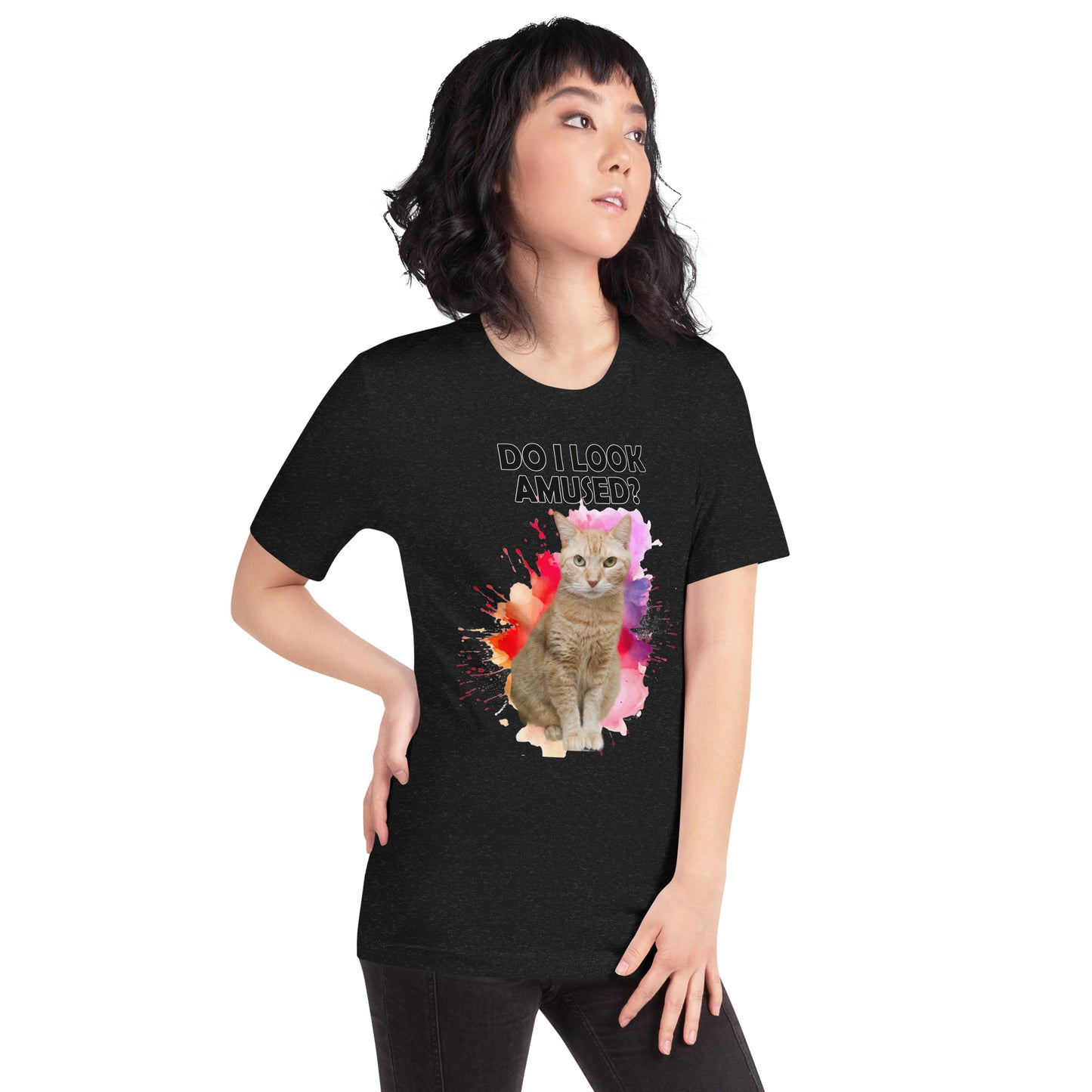 Brown cat t-shirt