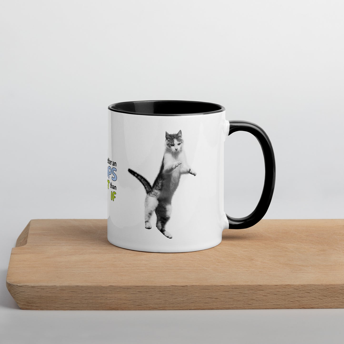 Cat Mug with Color Inside