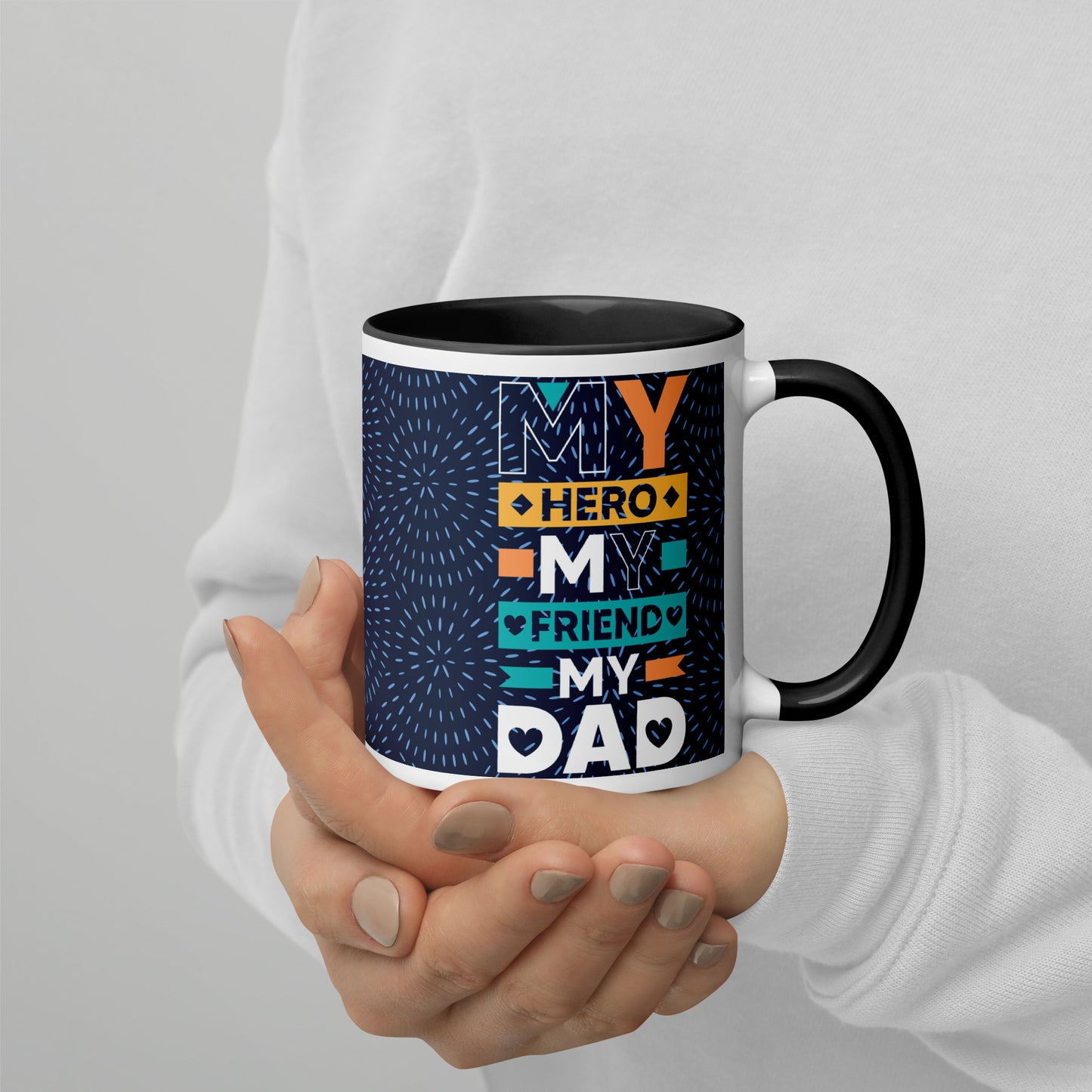 Daddy Mug with Color Inside