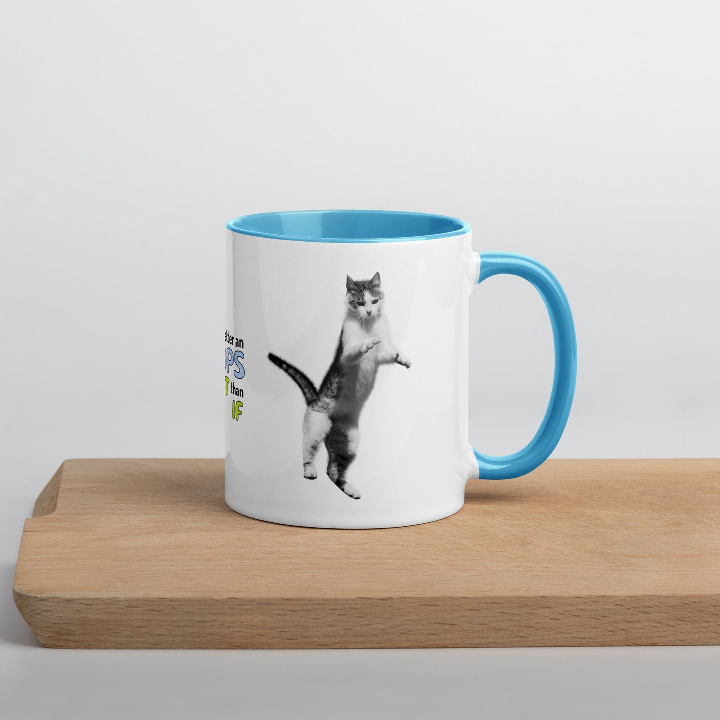 Cat Mug with Color Inside