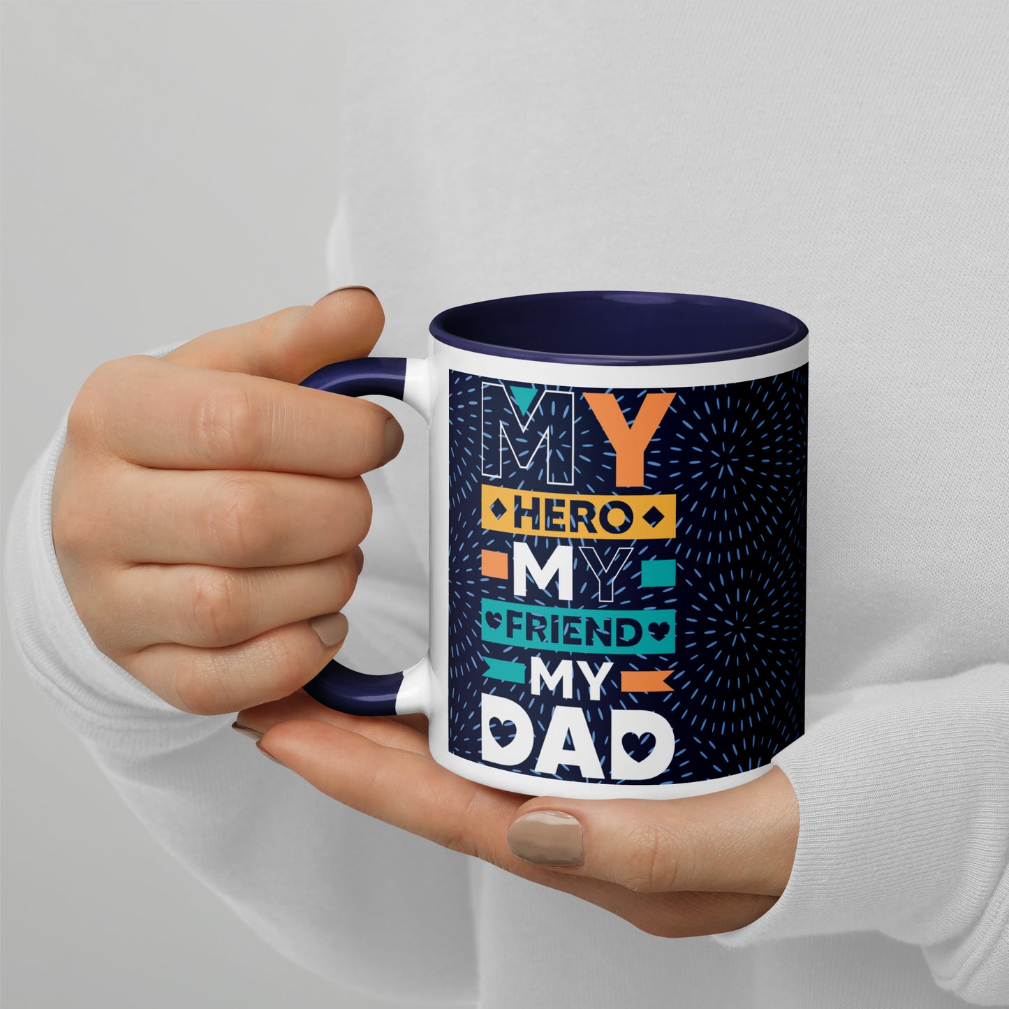 Daddy Mug with Color Inside