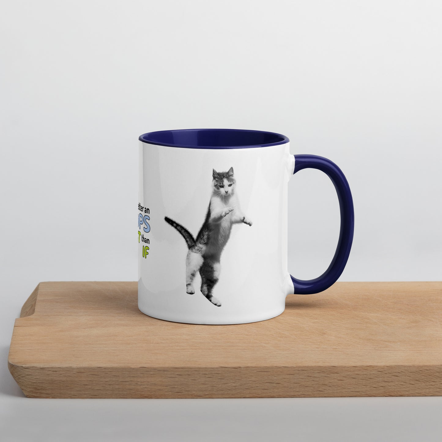 Cat Mug with Color Inside