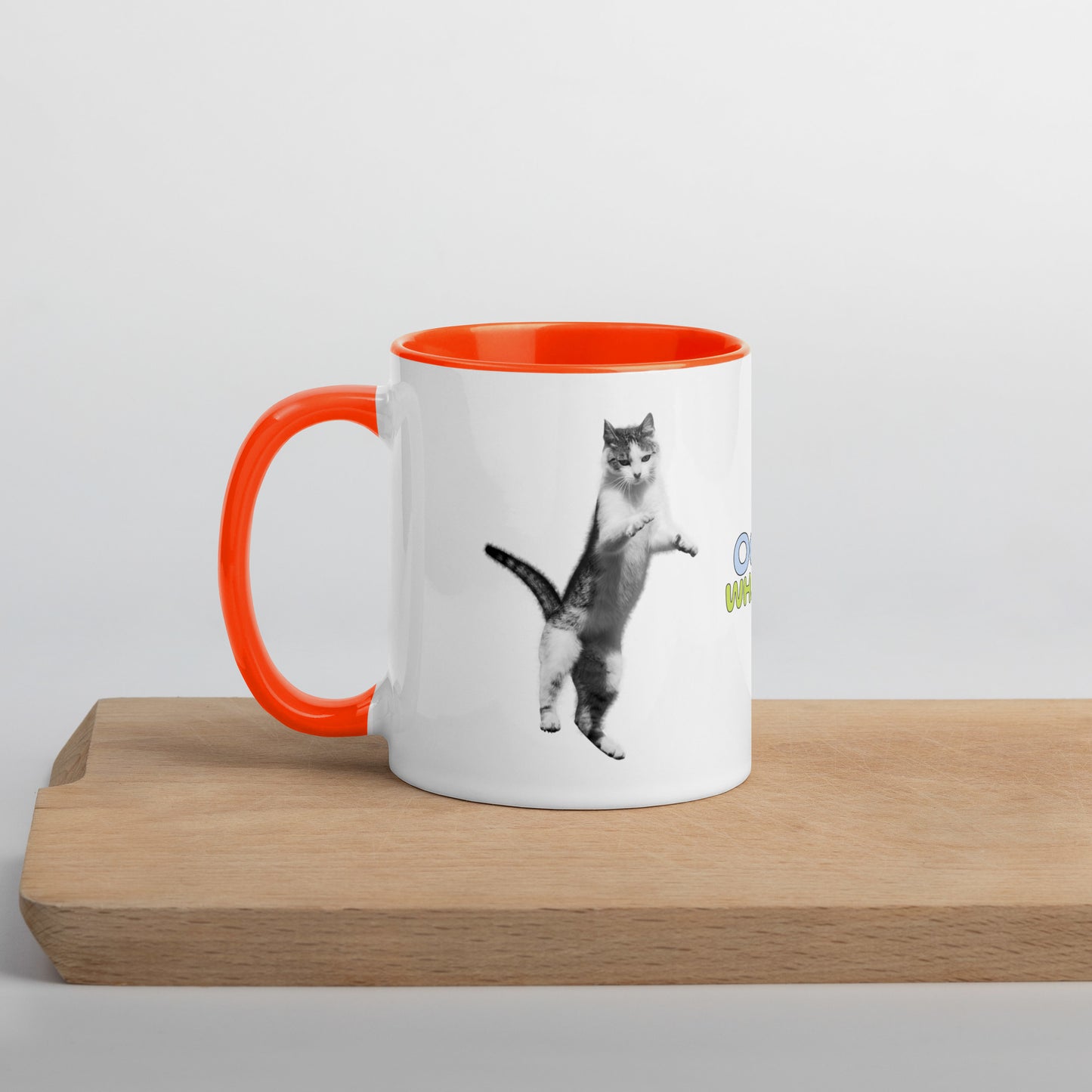 Cat Mug with Color Inside