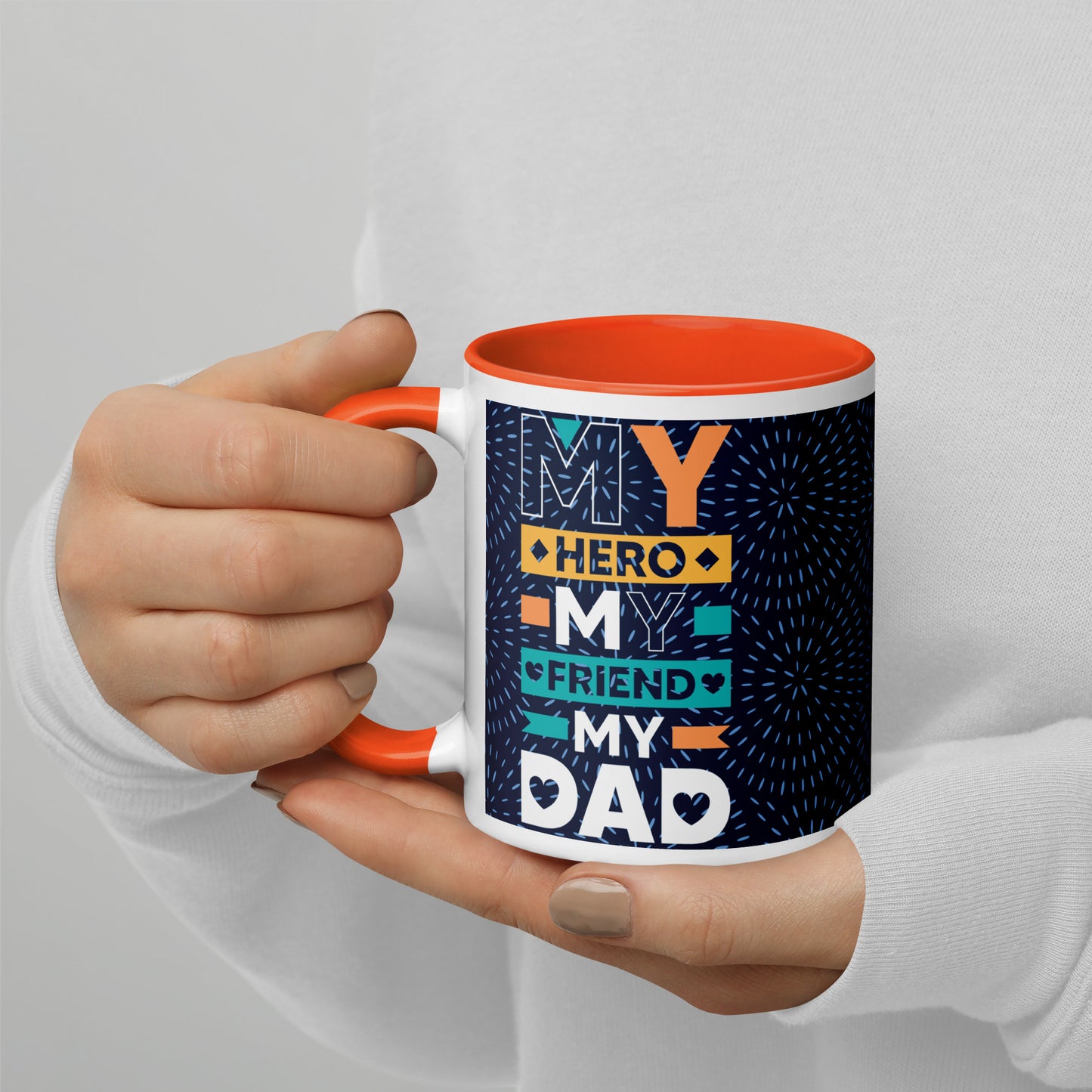 Daddy Mug with Color Inside