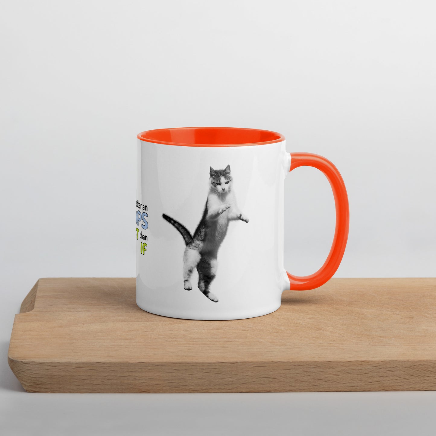 Cat Mug with Color Inside