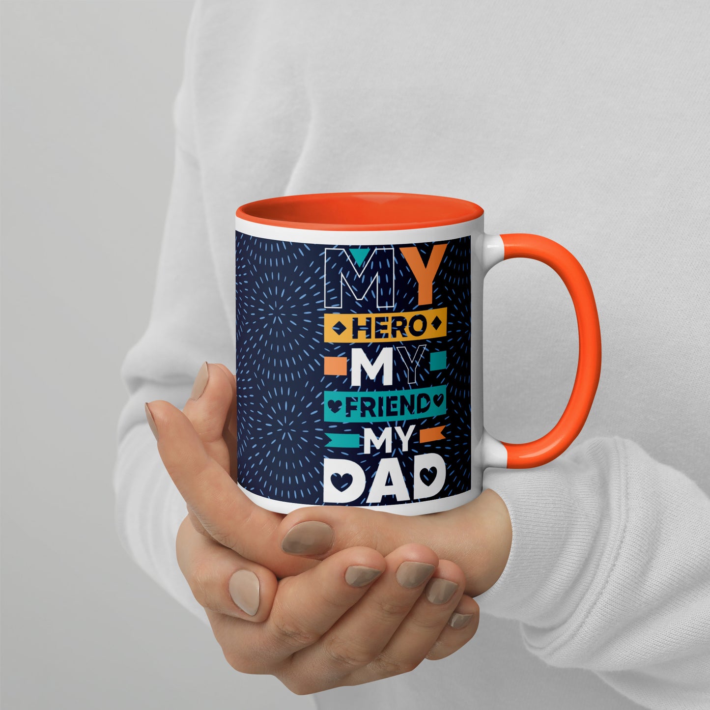 Daddy Mug with Color Inside