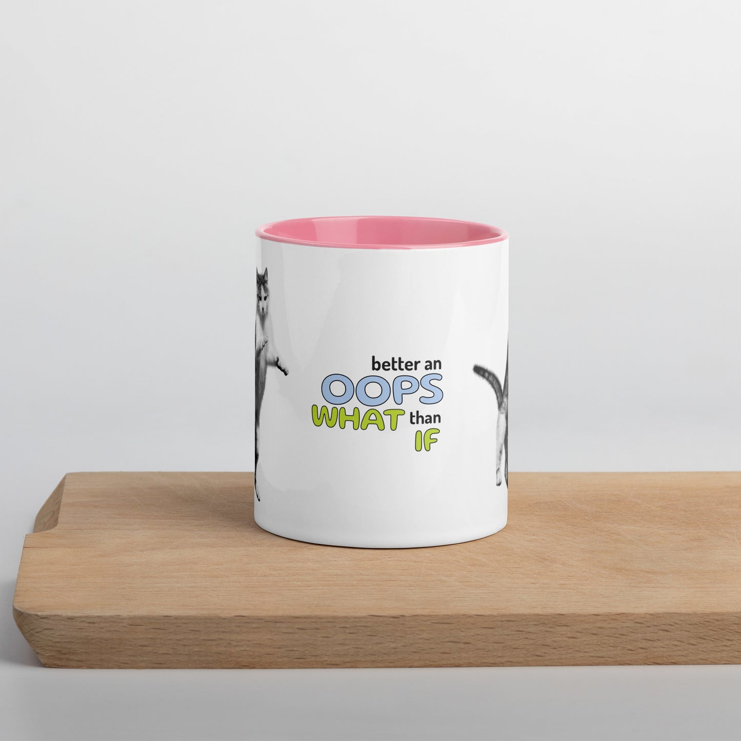 Cat Mug with Color Inside