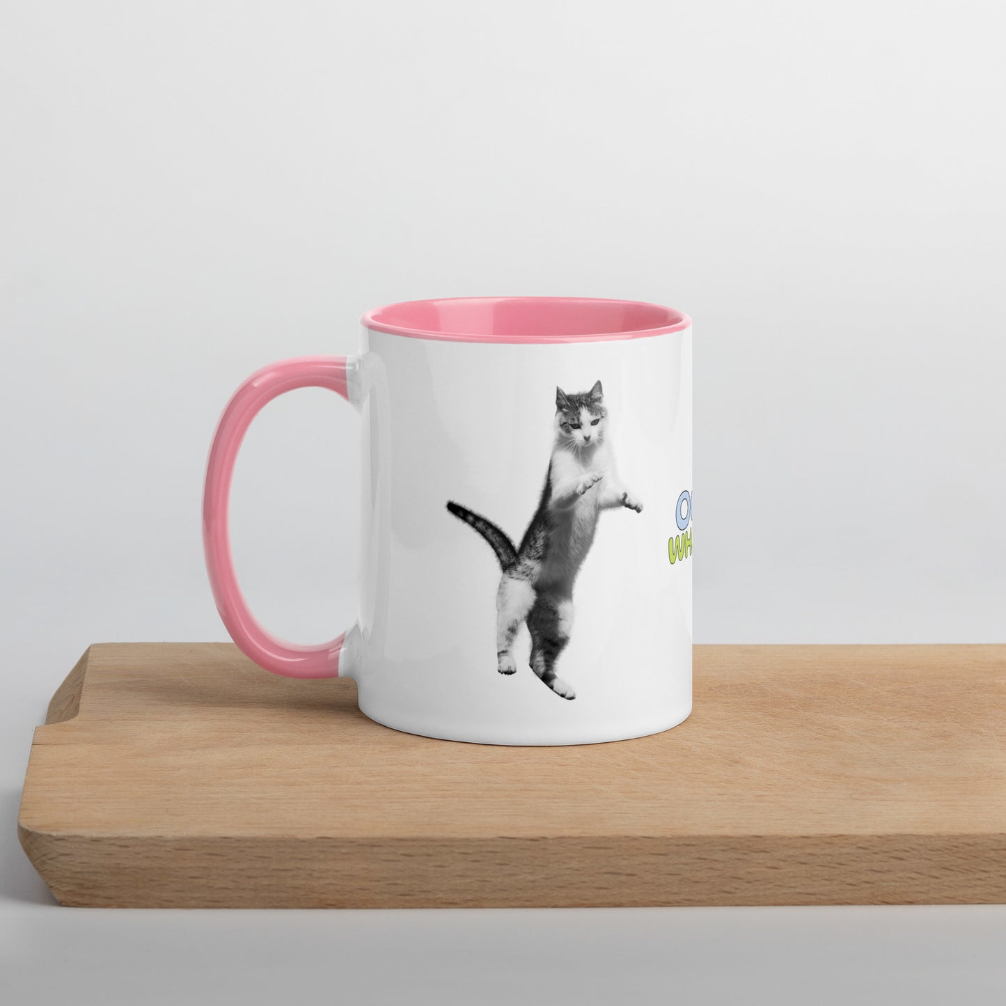 Cat Mug with Color Inside