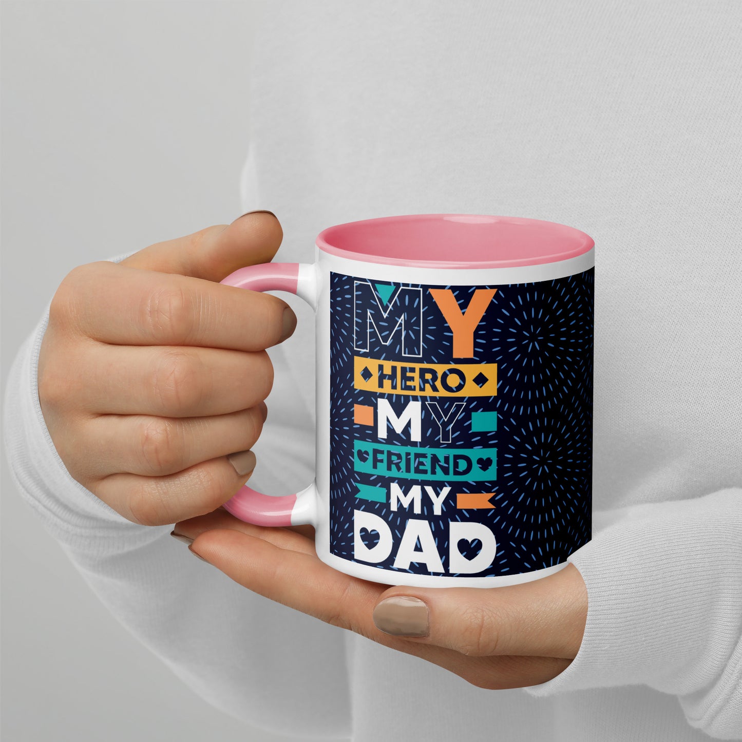 Daddy Mug with Color Inside