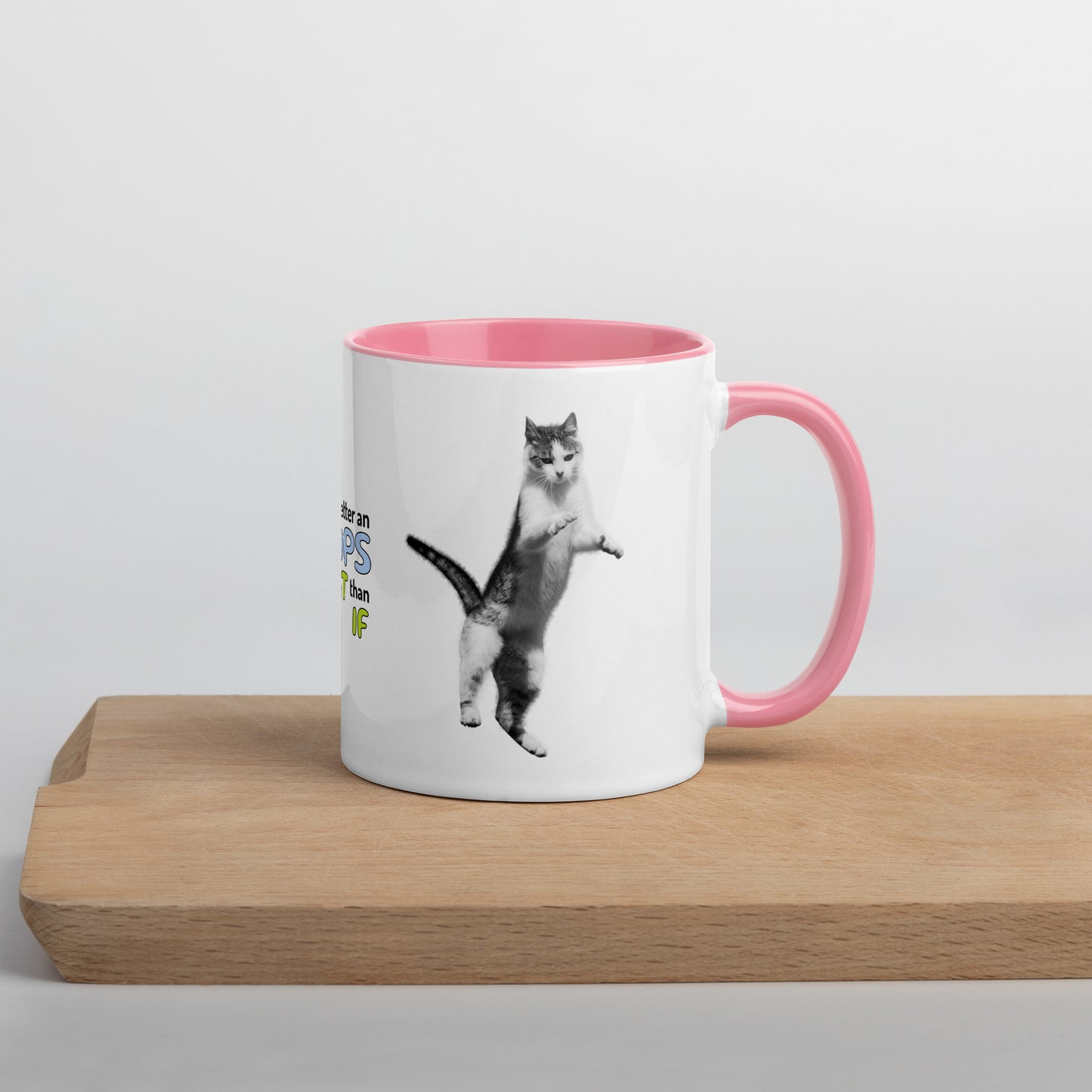 Cat Mug with Color Inside