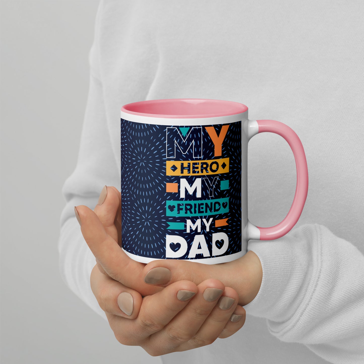 Daddy Mug with Color Inside