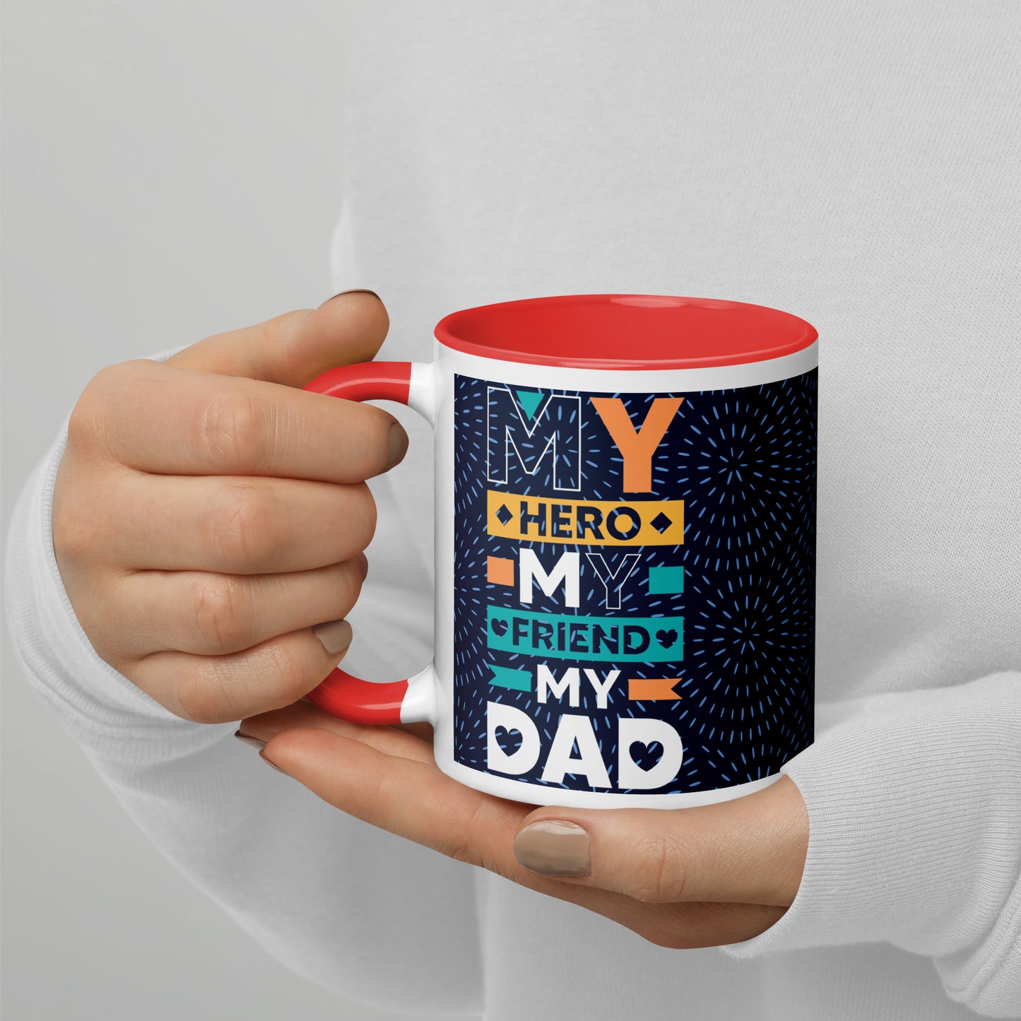 Daddy Mug with Color Inside