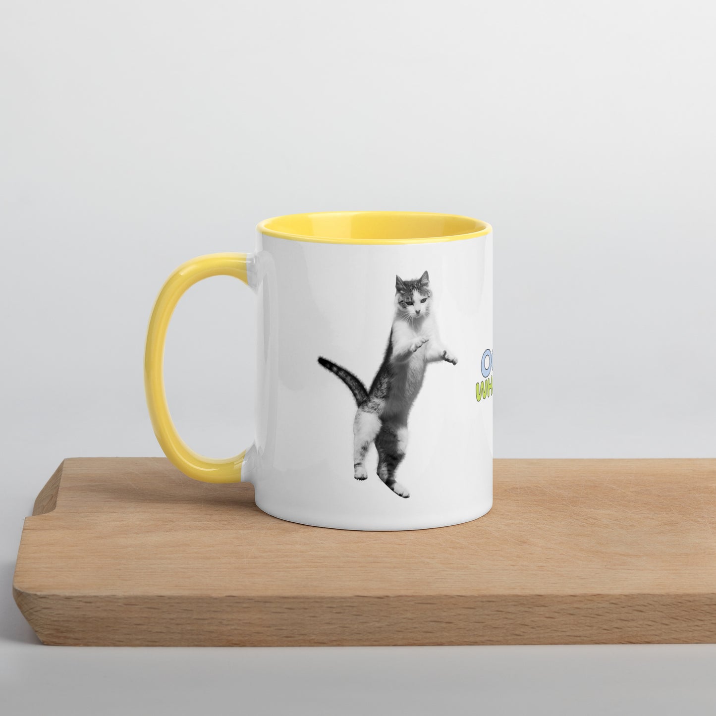 Cat Mug with Color Inside