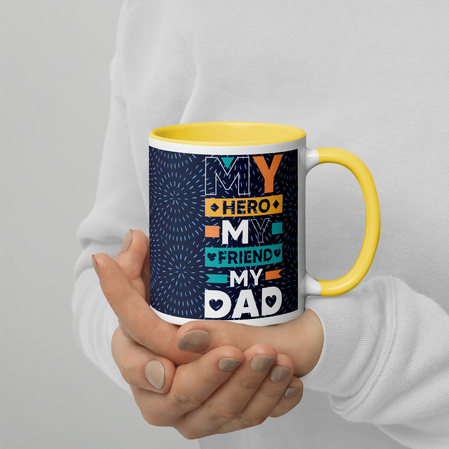 Daddy Mug with Color Inside