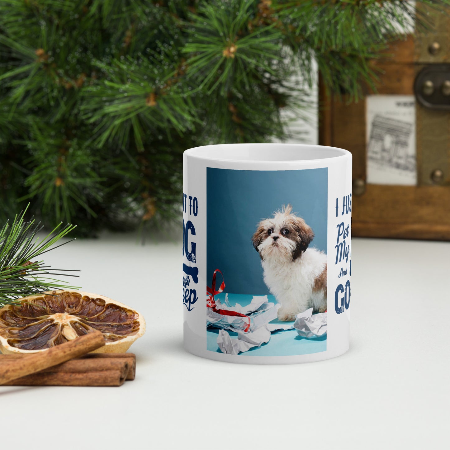 Dog glossy mug