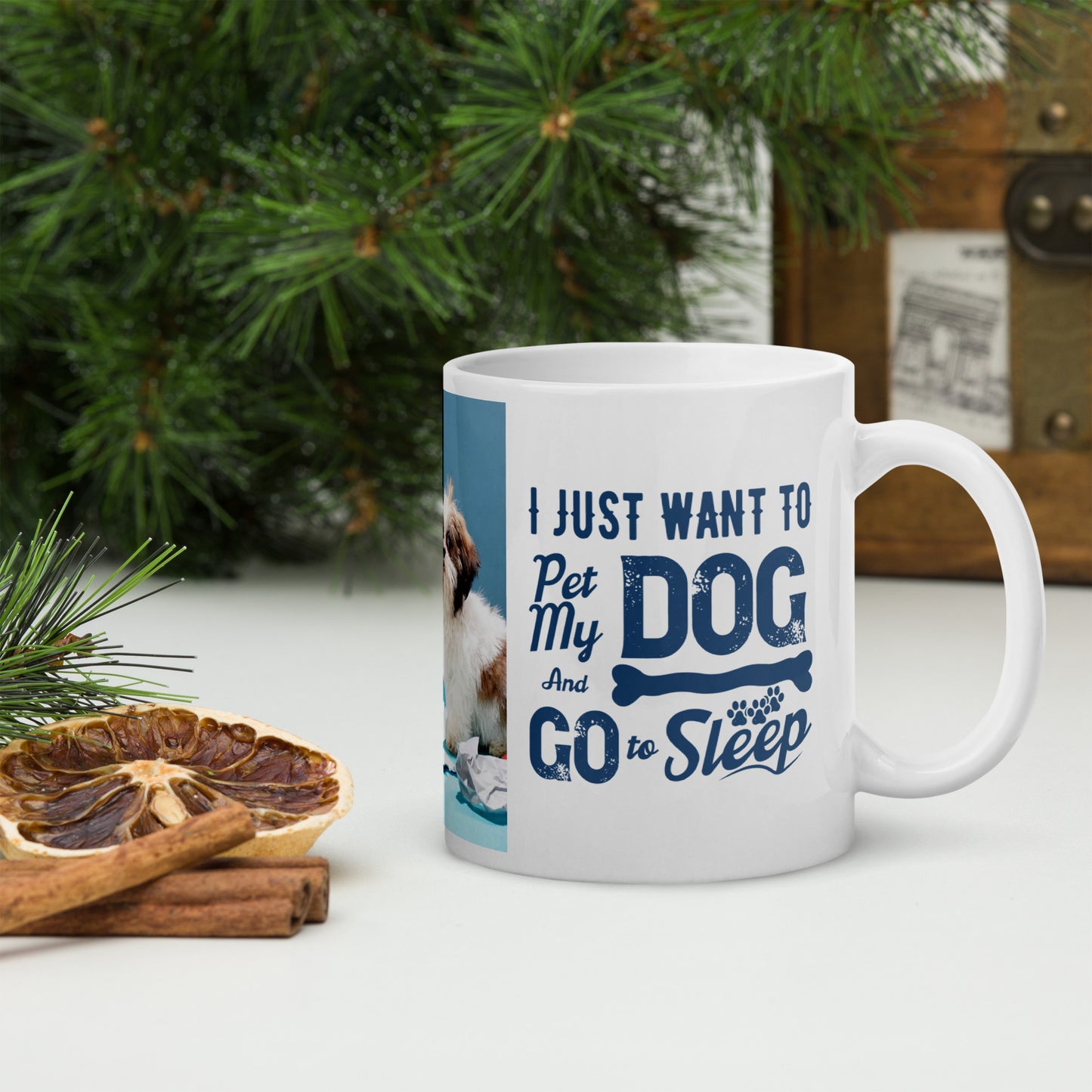 Dog glossy mug