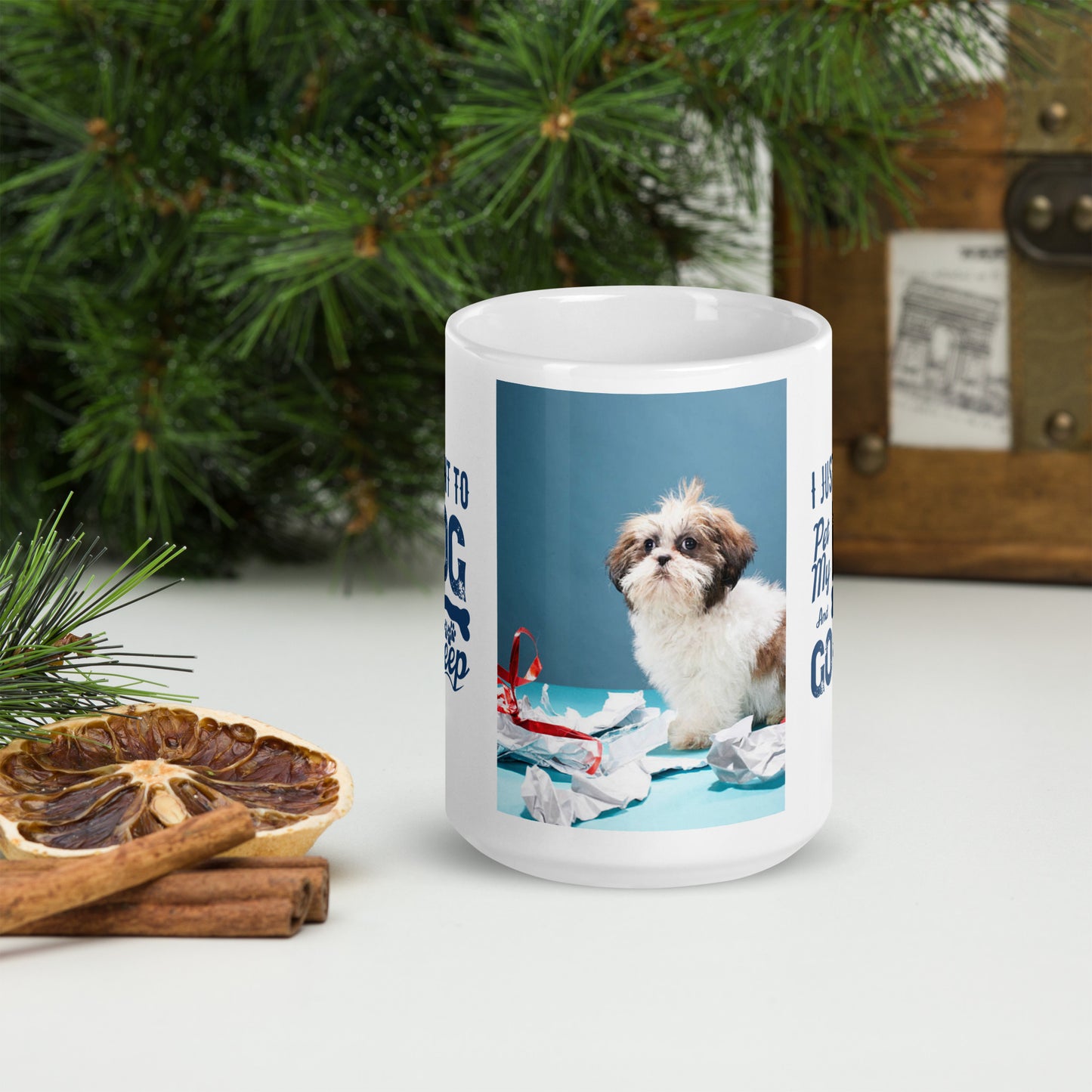 Dog glossy mug